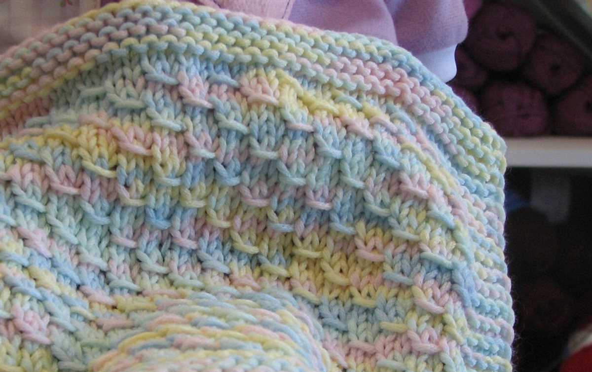 Easy knitted baby blanket patterns