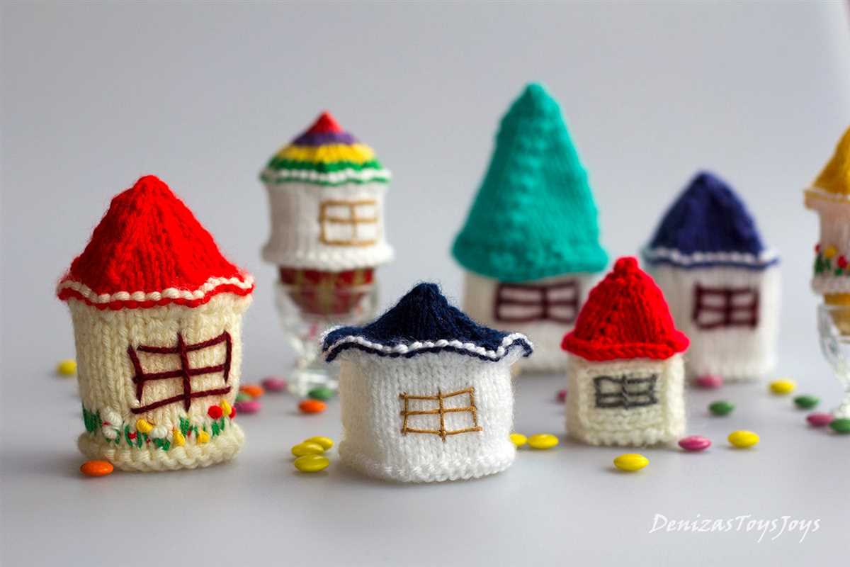Knitted house pattern free