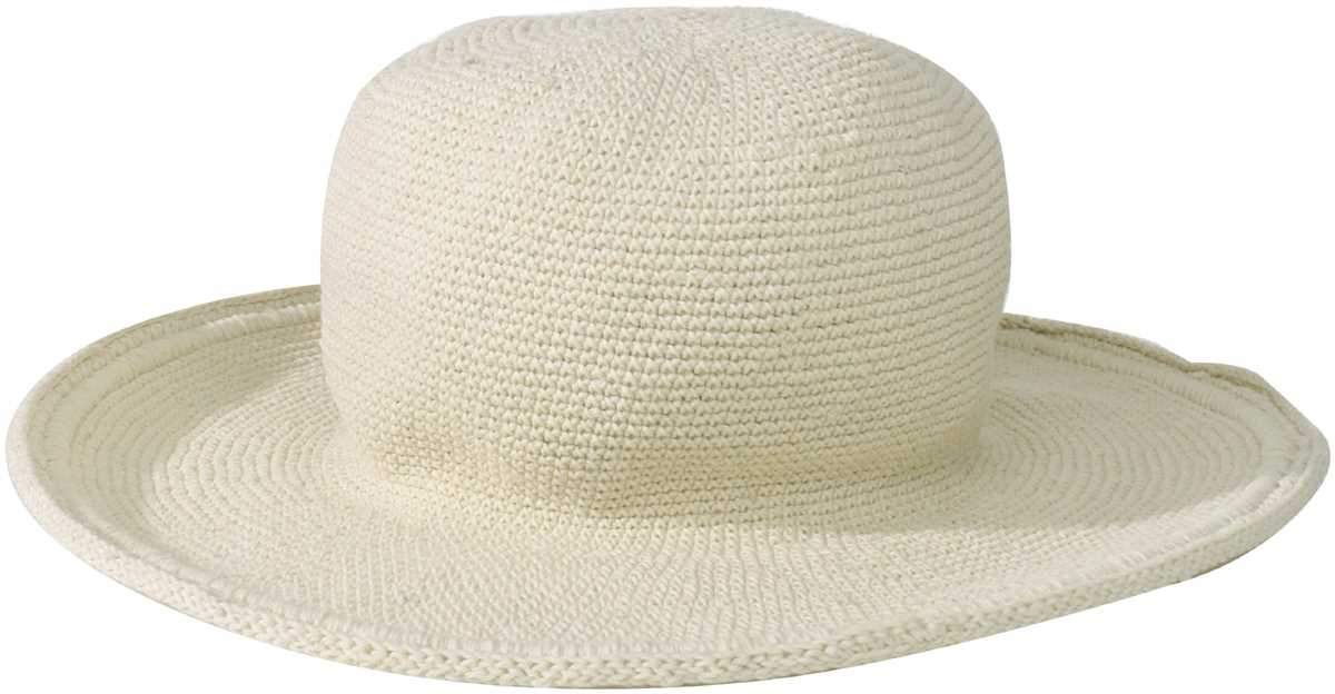 Floppy brim hat knitting pattern