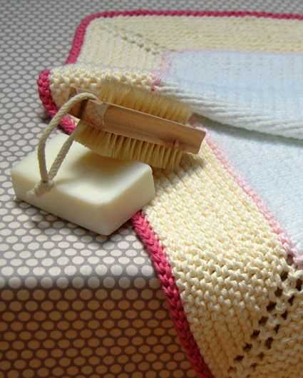 Knit your own cotton bath mat with this easy pattern Cotton bath mat knitting pattern