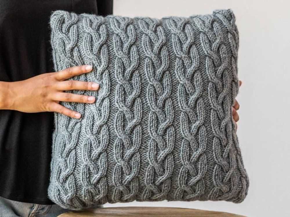 Cushion cover knitting patterns uk