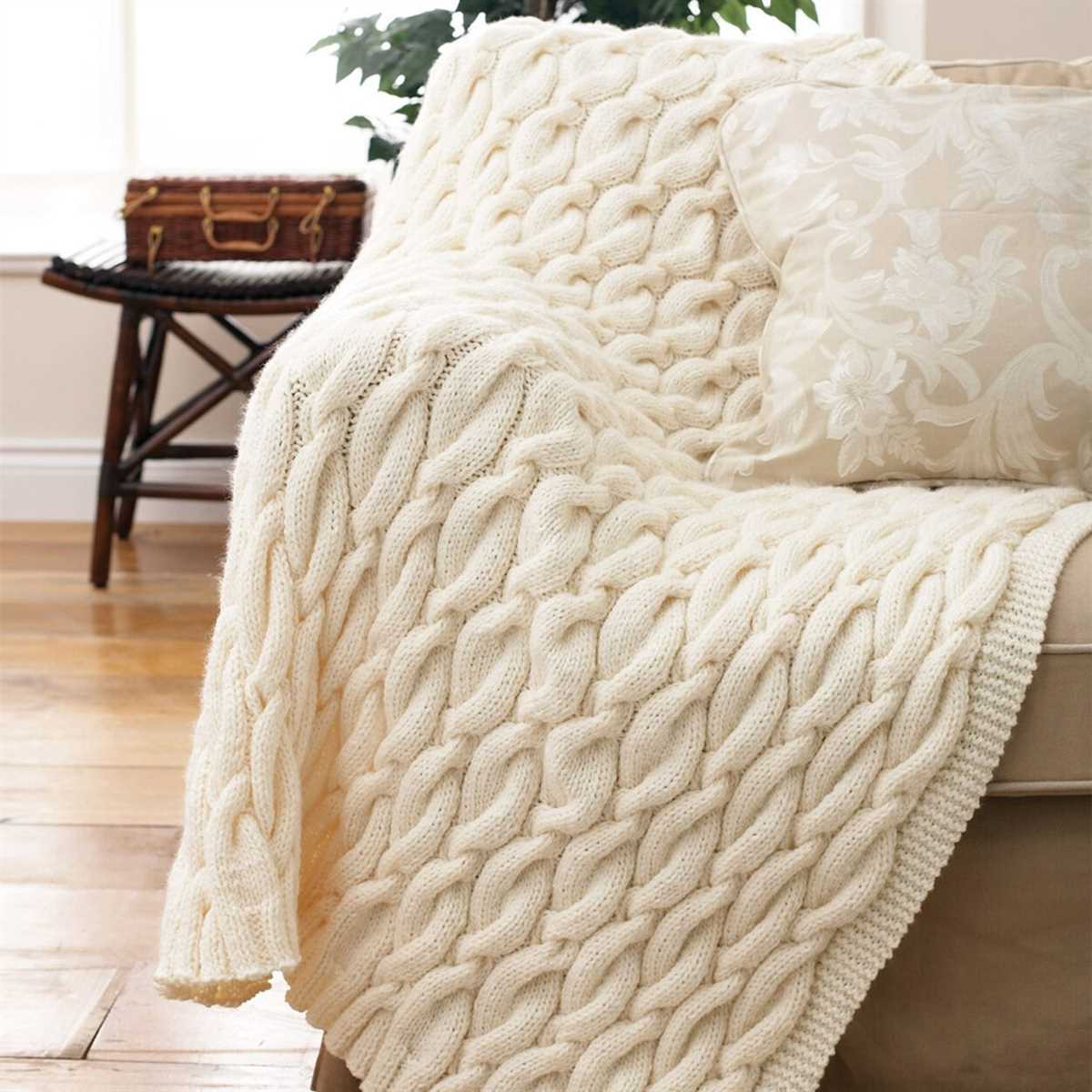 Double knit blanket pattern