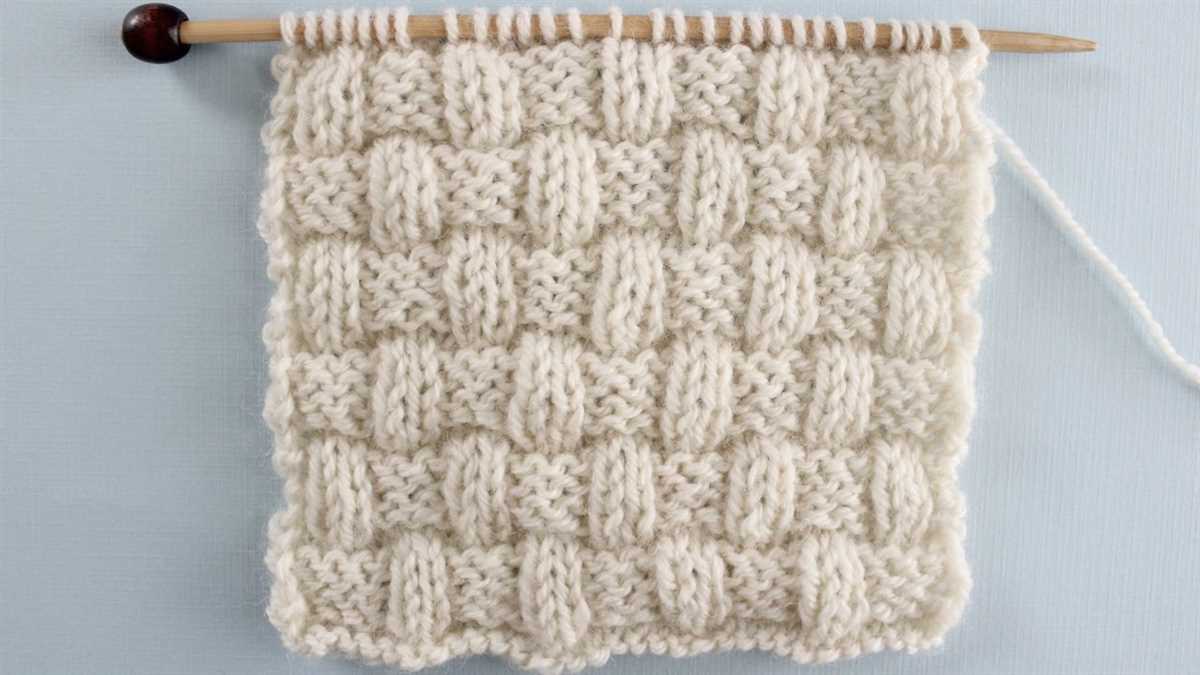 Basket weave hat knitting pattern