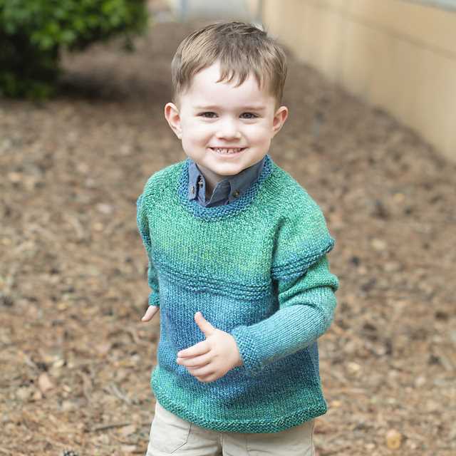 Knit toddler sweater pattern