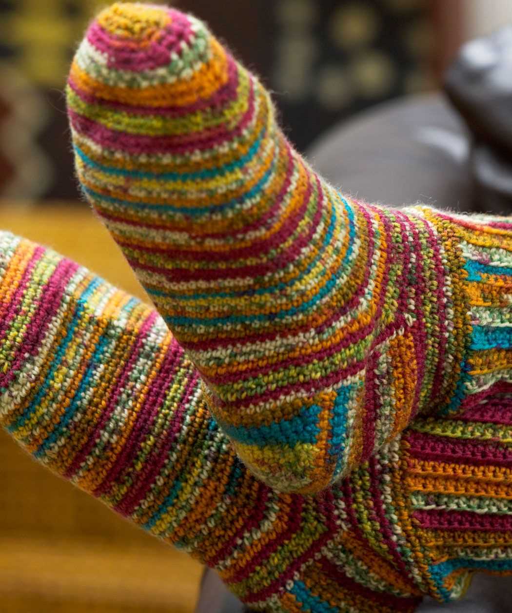 Easy socks knitting pattern