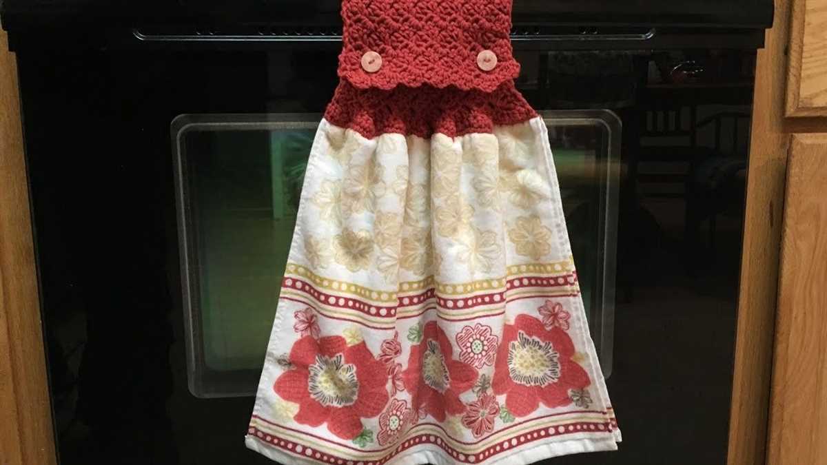 Tea towel topper knit pattern