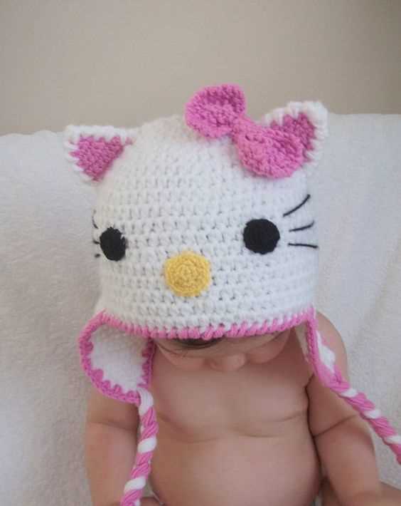 Hello kitty hat knitting pattern free