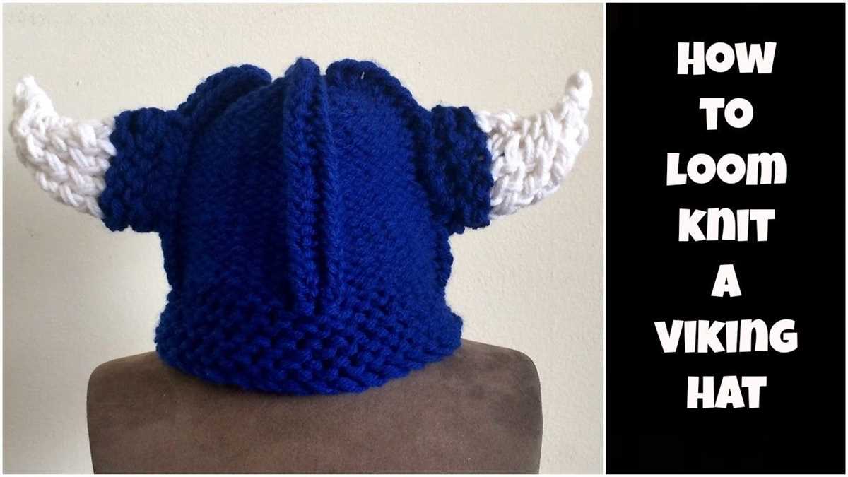 Mens loom knit hat pattern