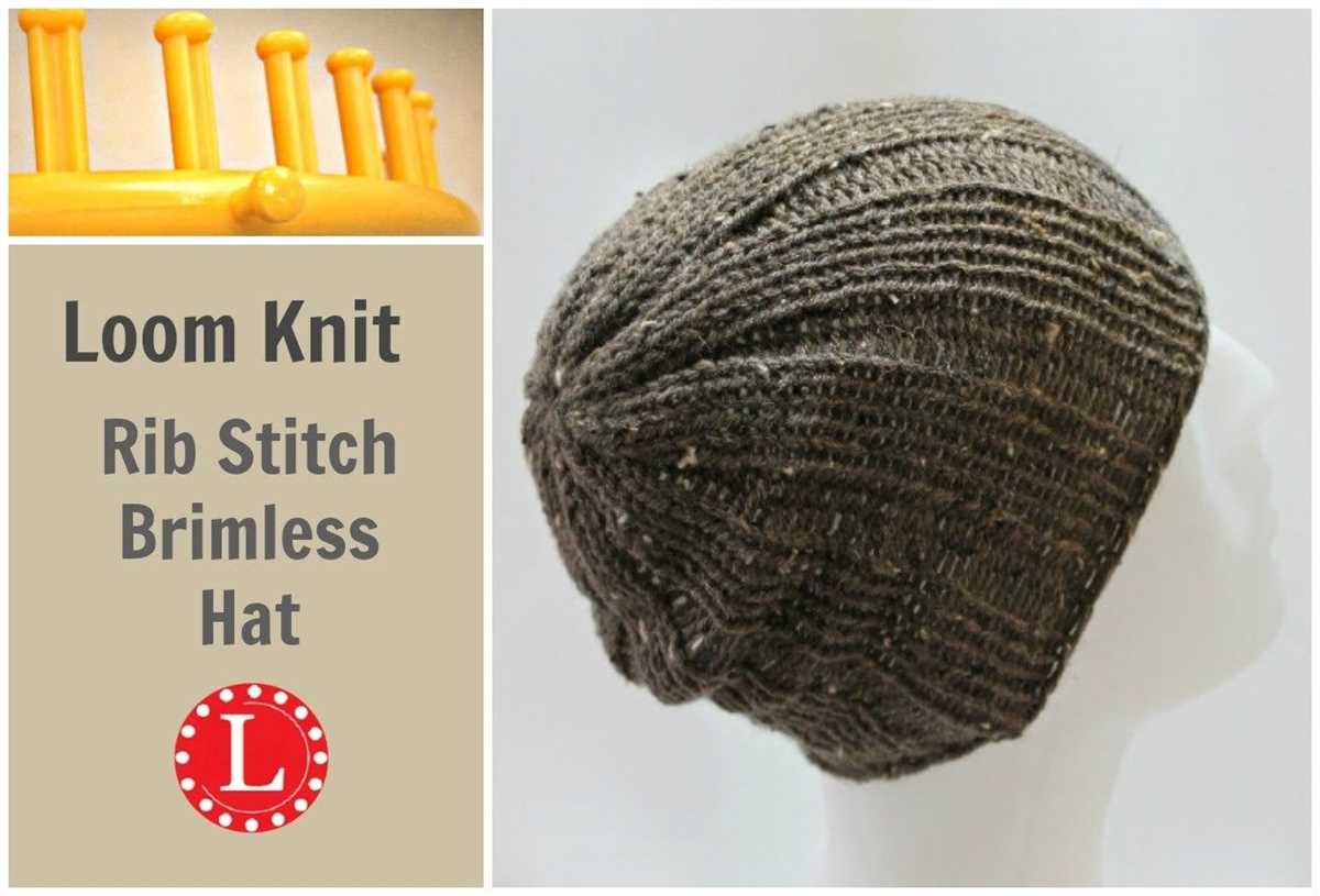 Mens ribbed knit hat pattern straight needles
