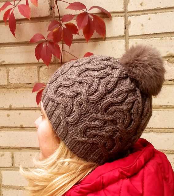 Cable knit hat pattern bulky yarn