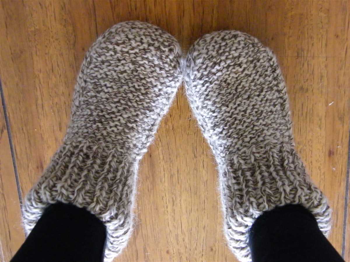 Free knit patterns for slippers