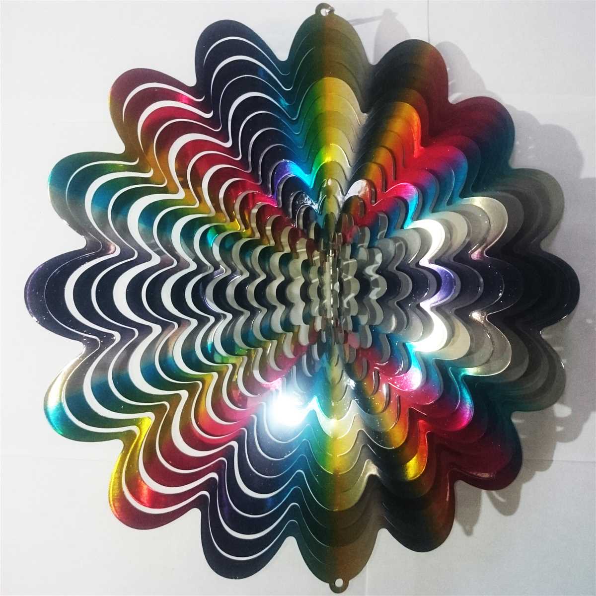 Knitted wind spinner pattern