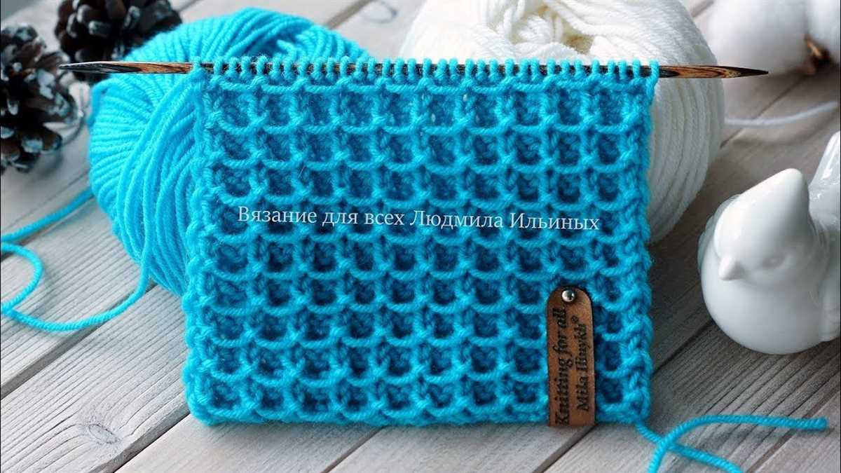 Waffle blanket knitting pattern