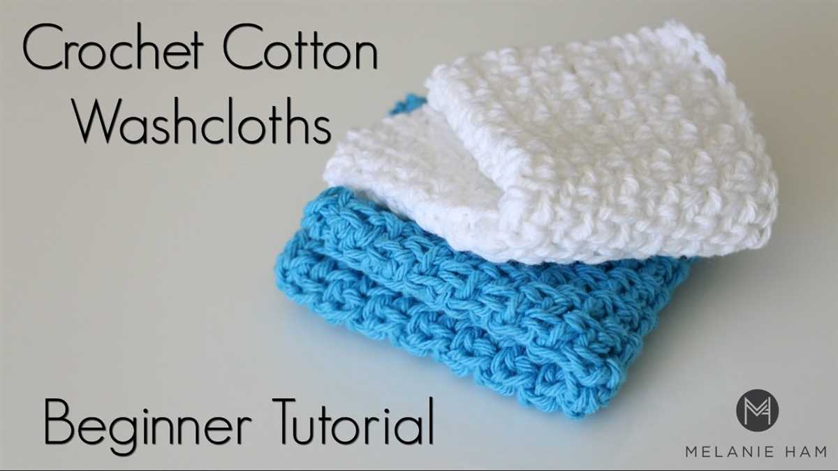 Wash rag knitting pattern