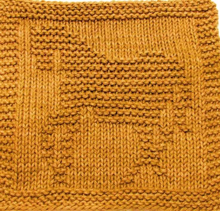 Washcloth knitting pattern