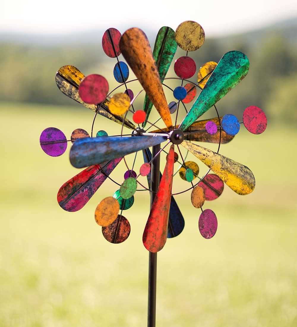 Knitted wind spinner pattern