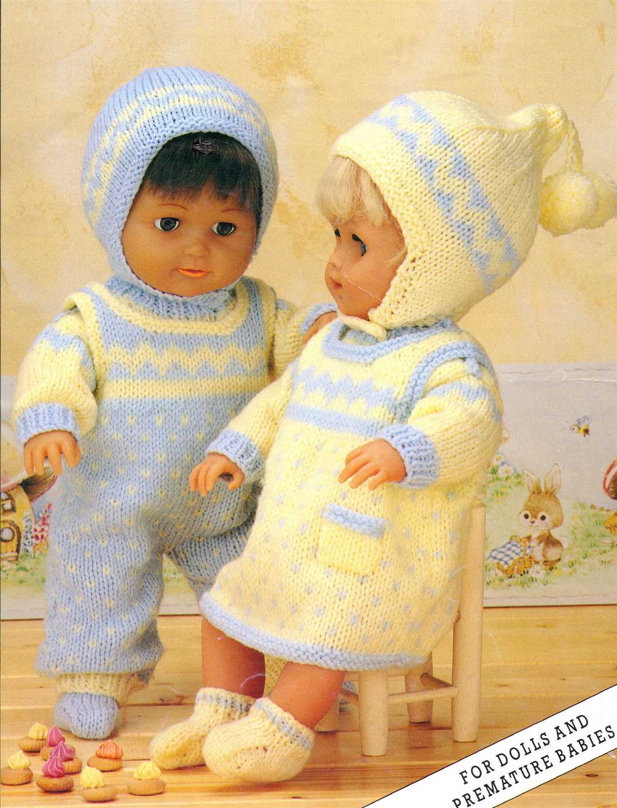 Vintage dolls clothes knitting patterns