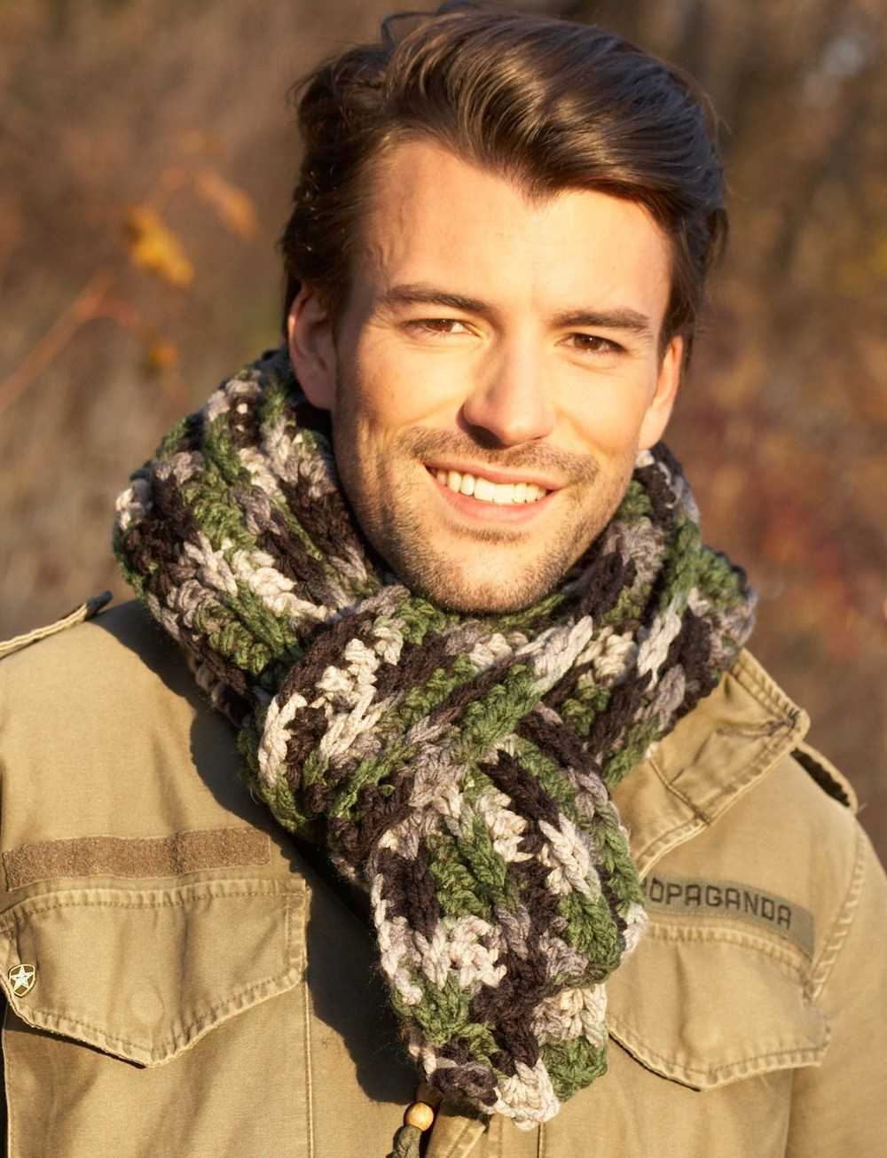 Mens scarf knitting patterns