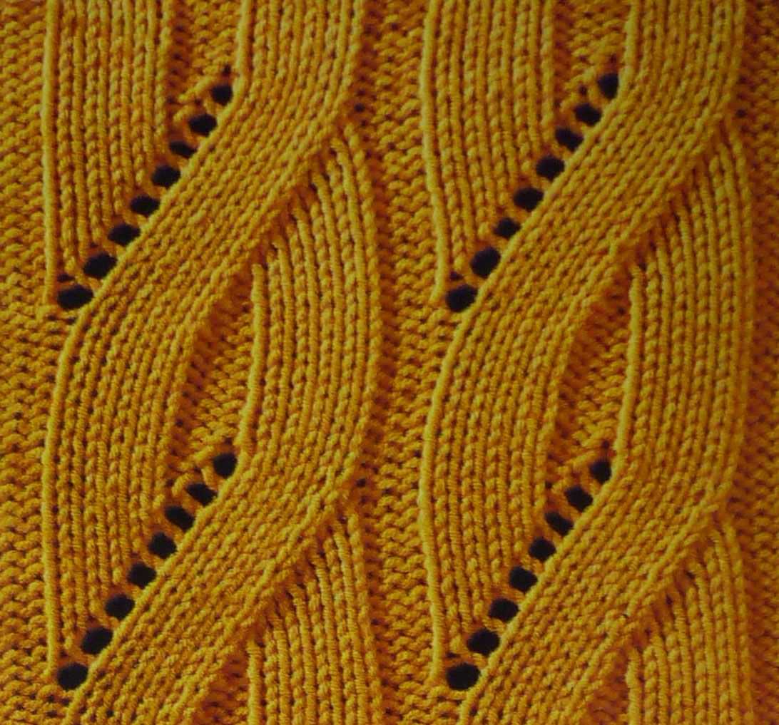 Knitting cable pattern