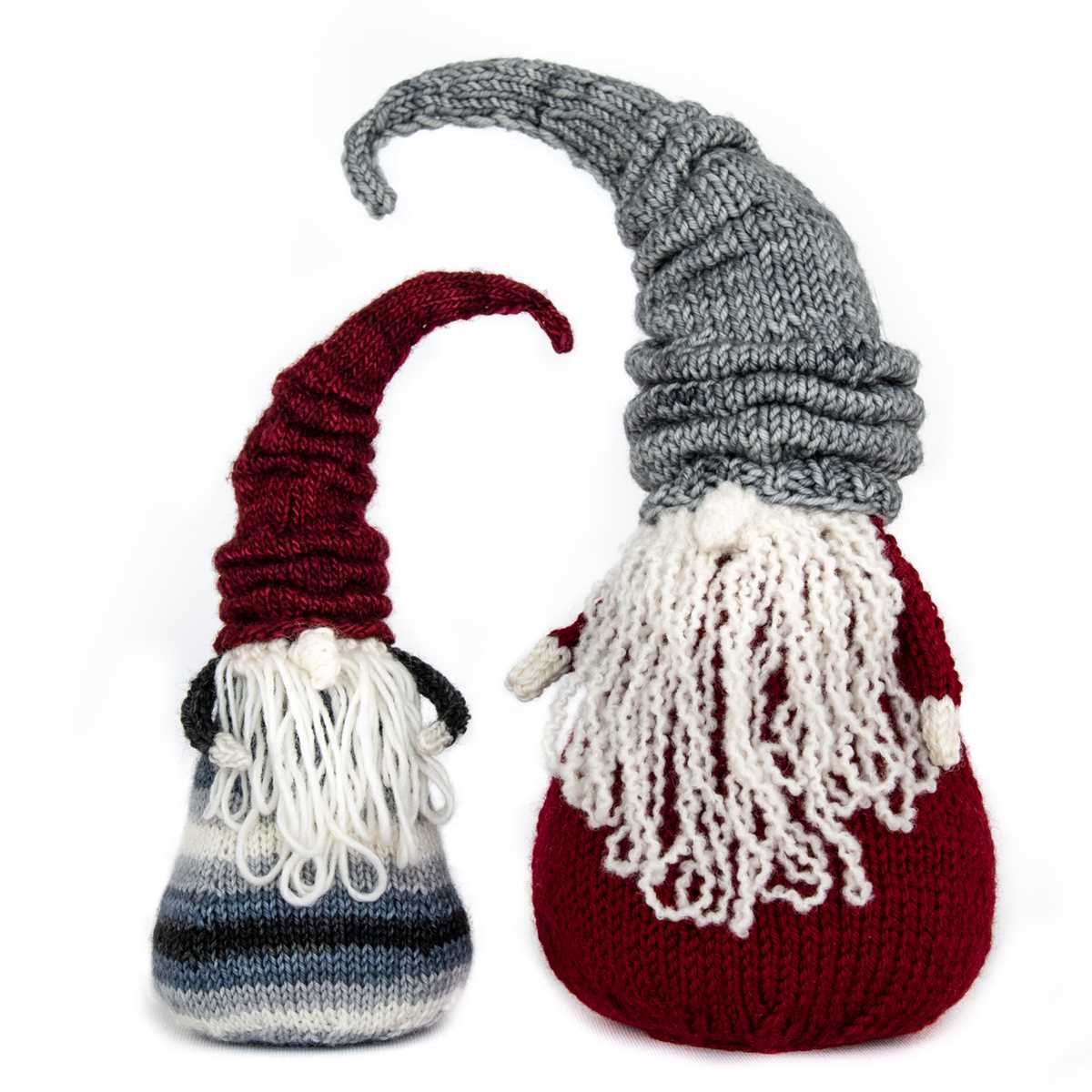 Christmas gnome knitting pattern
