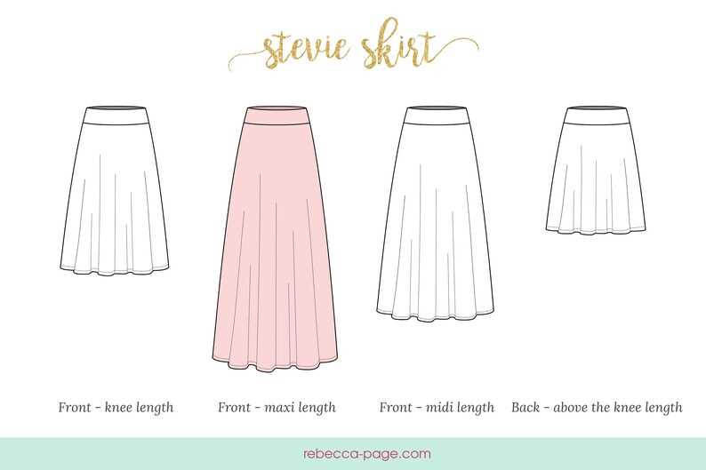 Knit pleated skirt pattern