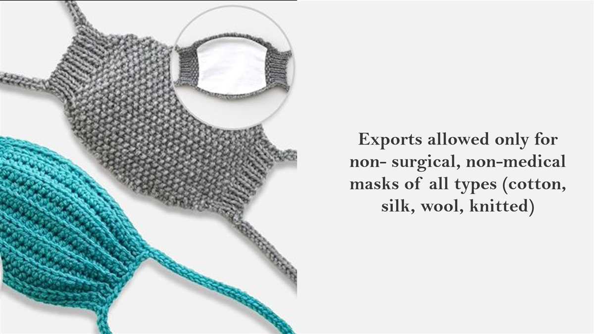 Knitted mask pattern