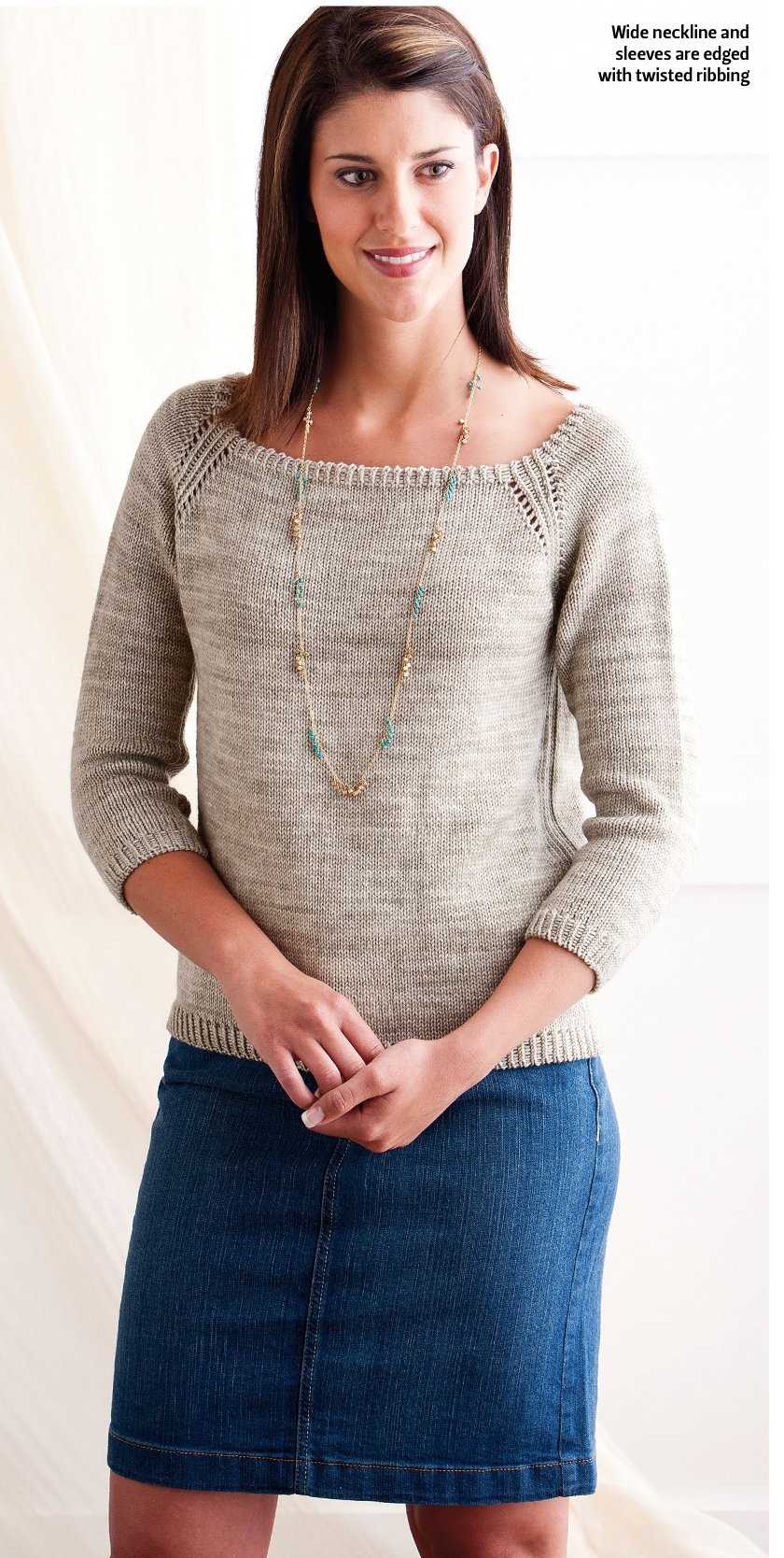 Dolman sleeve knitting pattern