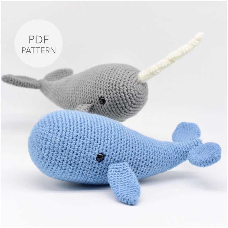 Knitted whale pattern free