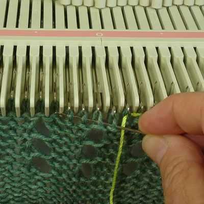 Knitting machine patterns brother