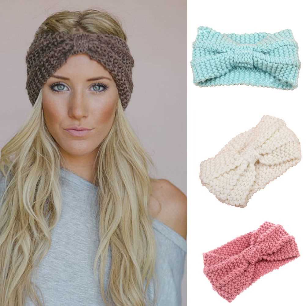 Women's knitted headband pattern