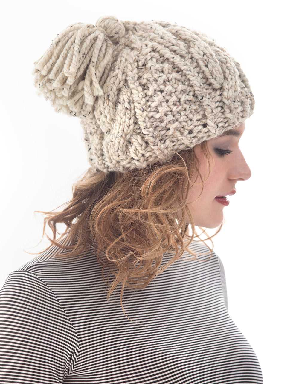 Wool ease knit hat pattern