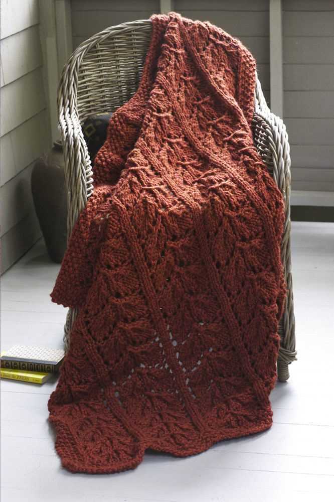 Wool-ease thick and quick blanket patterns knit
