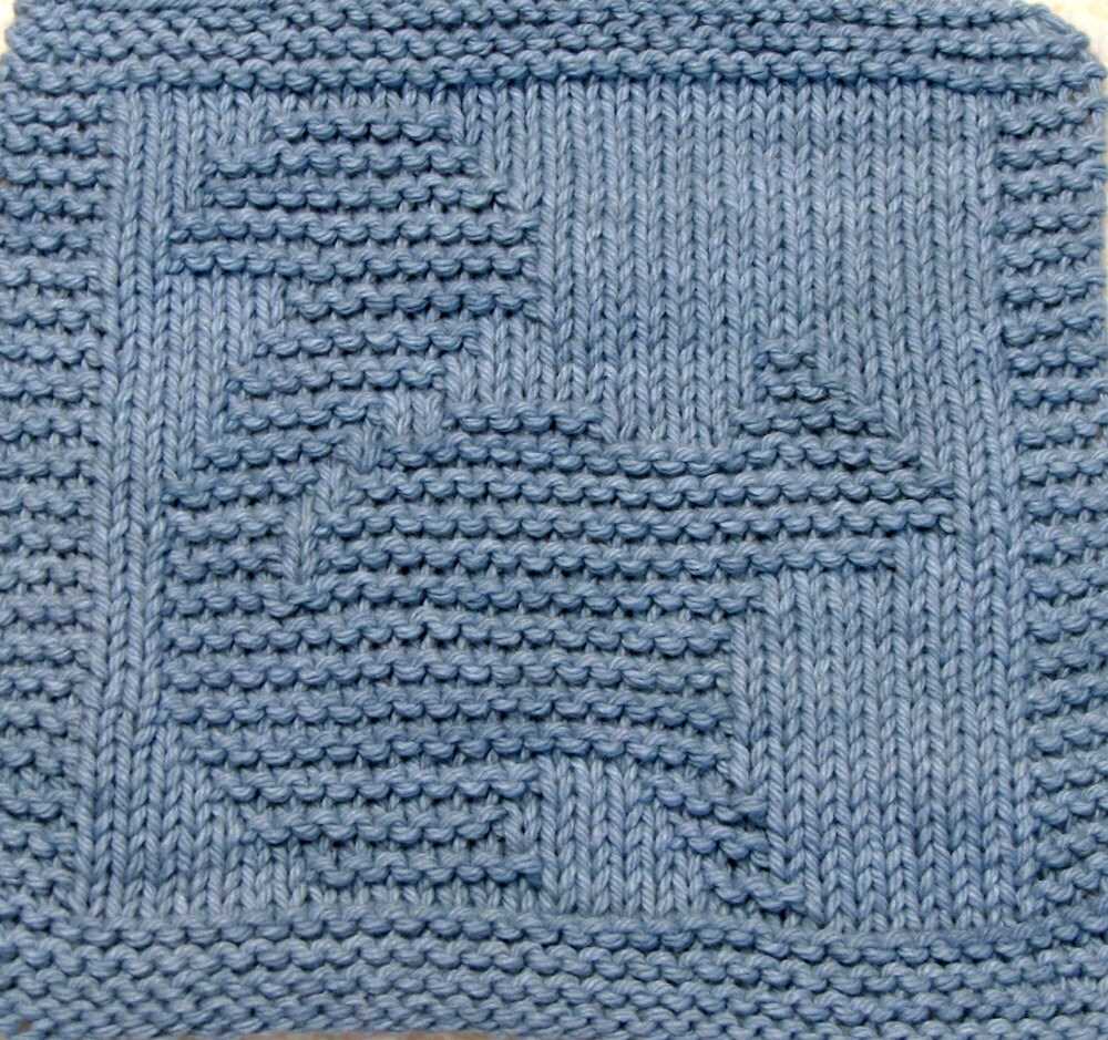 Worsted weight knit blanket pattern