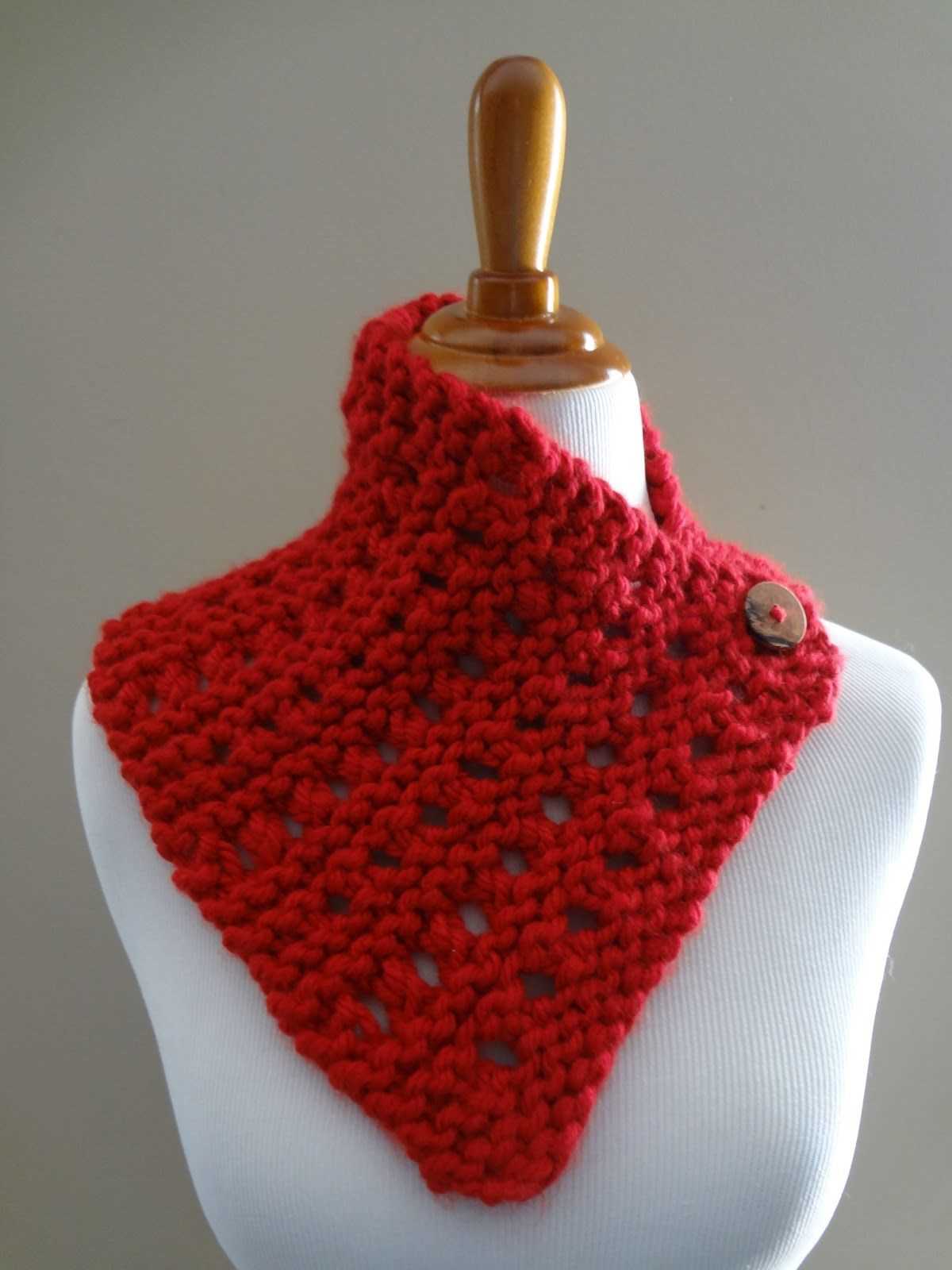 Free cowl knitting pattern straight needles