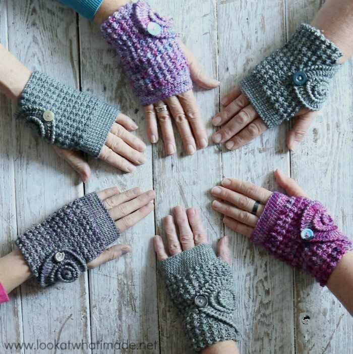 Wrist warmers knitting pattern circular needles