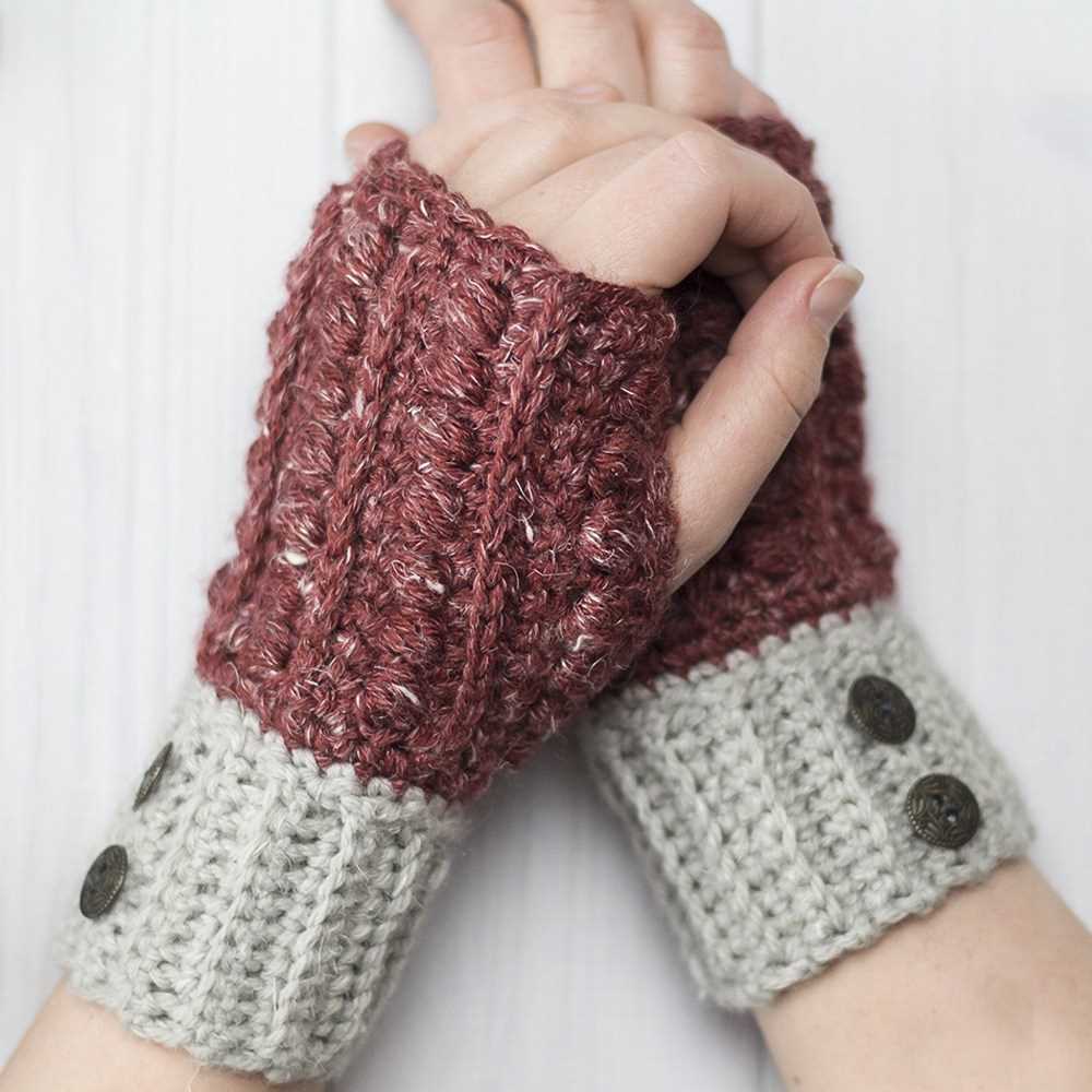 Wrist warmers knitting pattern circular needles