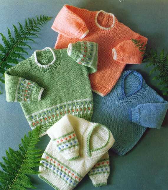 Knitting patterns baby sweaters