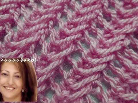 Knit ripple pattern