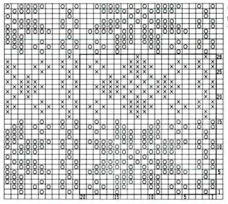 Nordic star knitting pattern