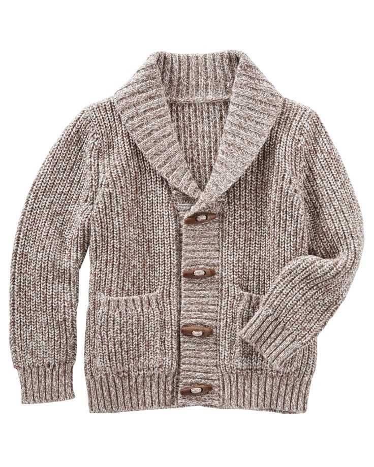 Collared cardigan knitting pattern