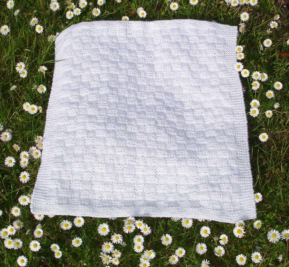 Chunky knit baby blanket free pattern