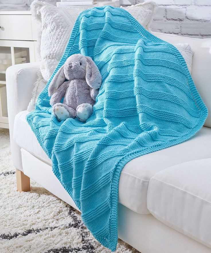 Easy knit baby blanket free pattern