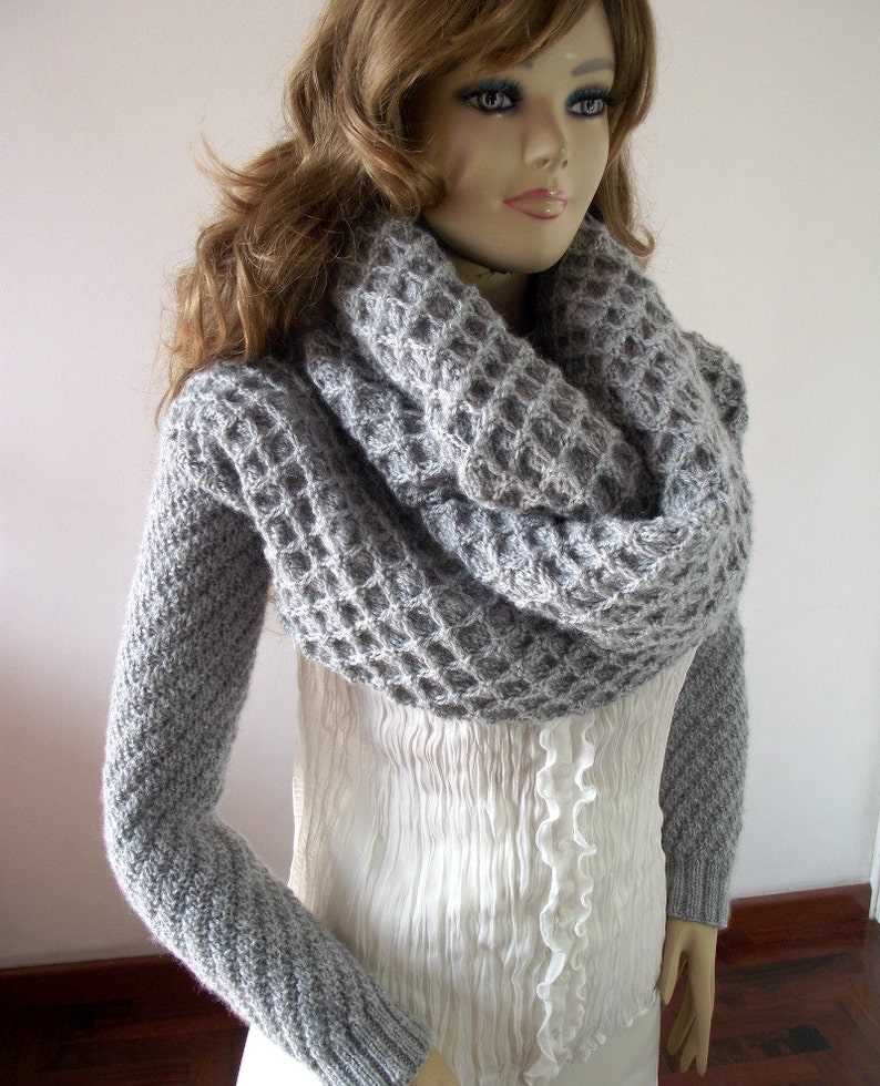 Big knit scarf pattern