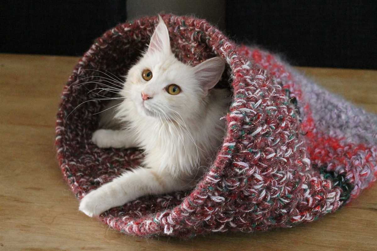 Knitted felted cat cave pattern