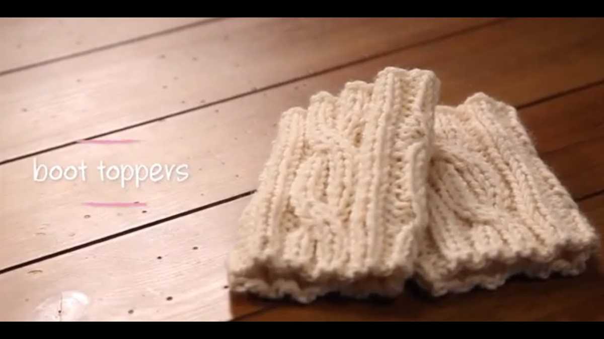 Boot cuffs knitting pattern free