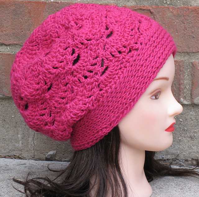 Beret beanie knitting pattern