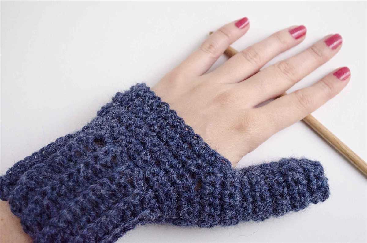 Hand warmer knitting pattern