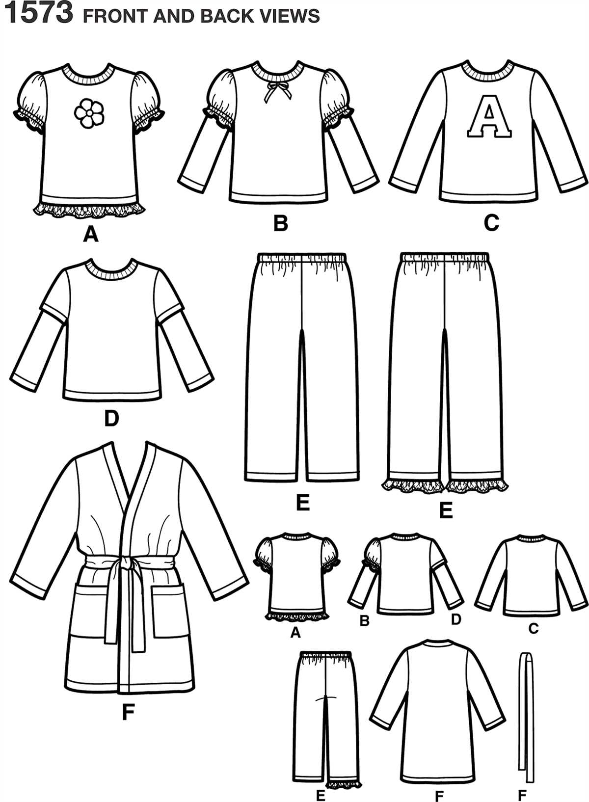 Knitting pattern pajamas