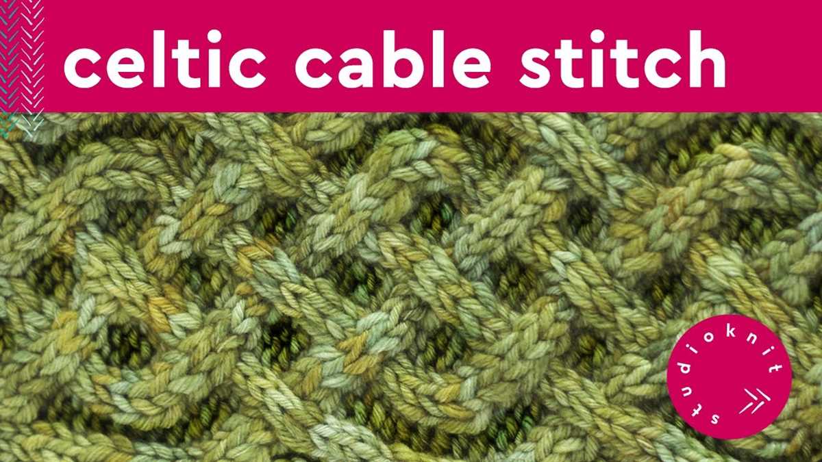 Braid knitting pattern for scarf
