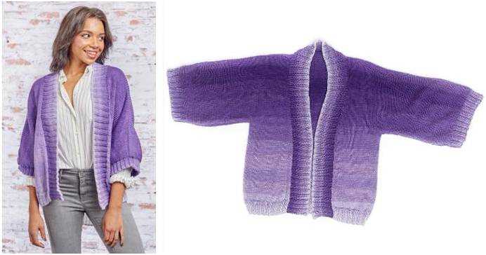 Create your own stylish knit kimono with this pattern Knit kimono pattern